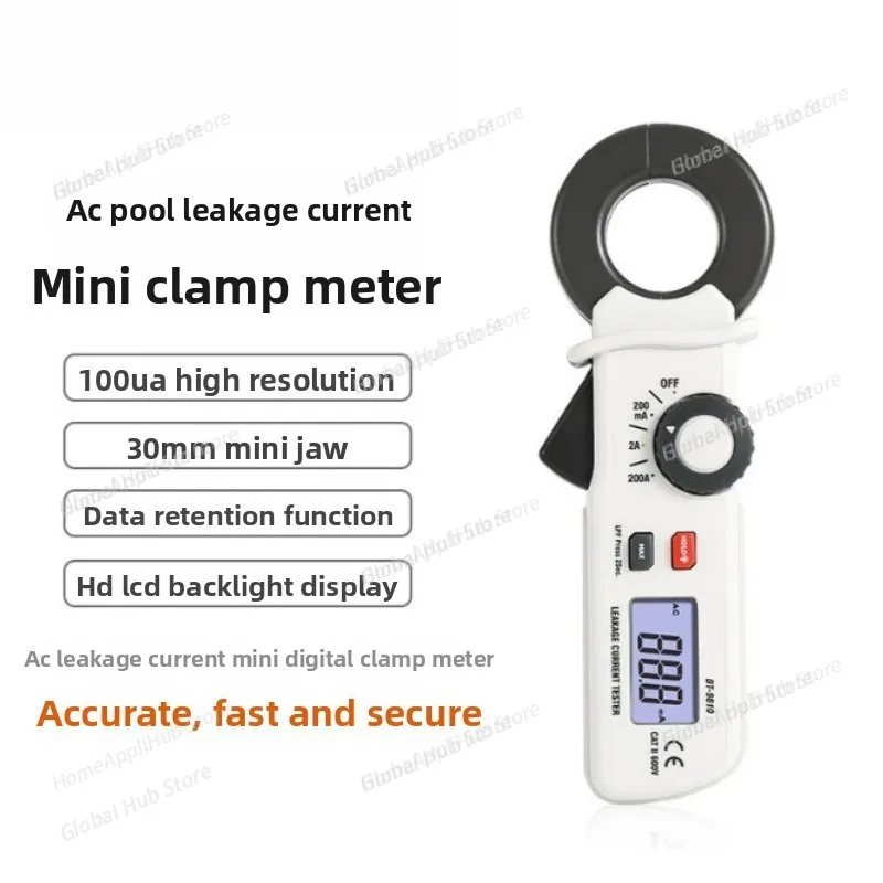 For DT-9810 AC Leakage Current Meter, AC Leakage Current Clamp Meter for DT9810
