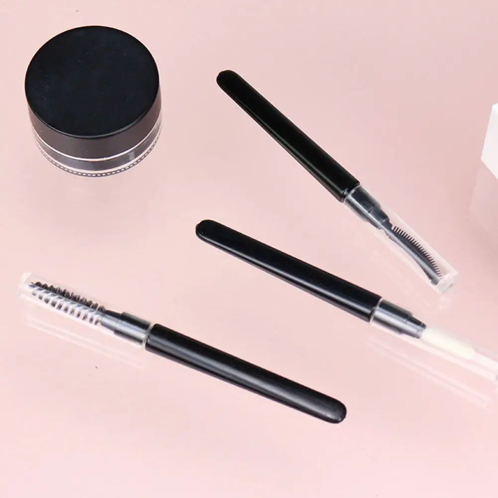 20pcs Eyebrow Combs with Caps – Multifunctional Makeup Brush Tool for Grooming & Shaping