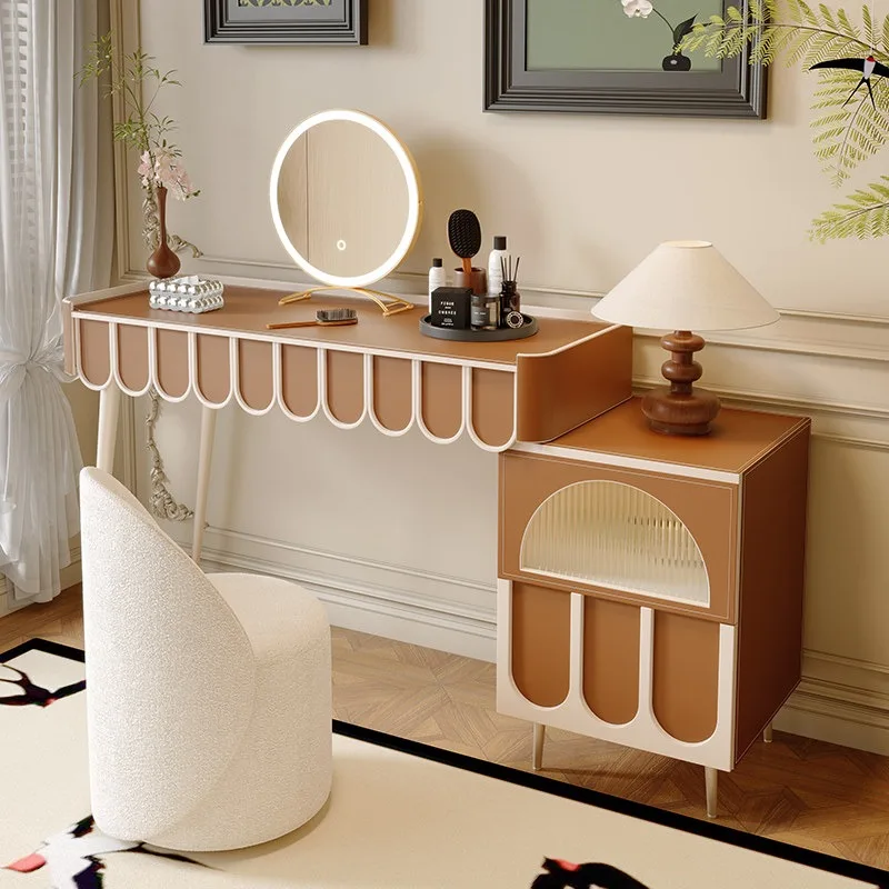

master bedroom Makeup vanity Medieval style design art makeup table French retro tocador maquillaje mueble bedroom furniture