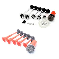 H7BD Loud Sounds Automotive Warning Alarm Fire for Police Motorcycle Truck Siren Speaker 5 Trumpet 12V Megaphone Horn Microph