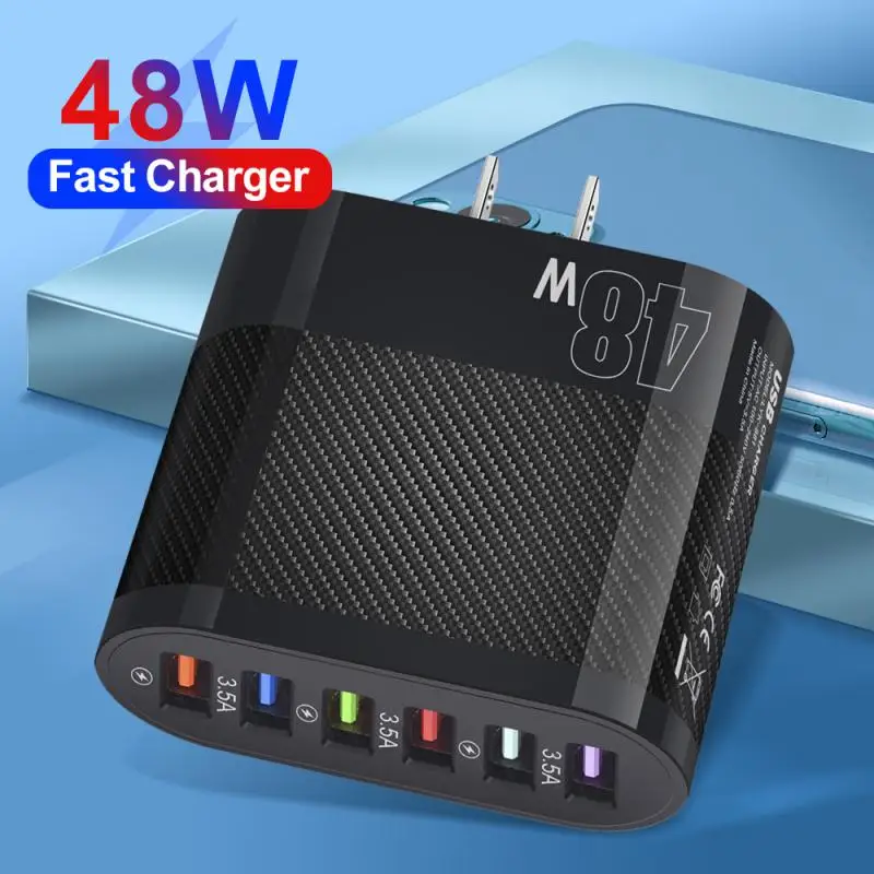 Multi-port Phone Charger Compact Design Portable And Lightweight Durable Highly Recommended Reliable Top-rated Desktop Charger