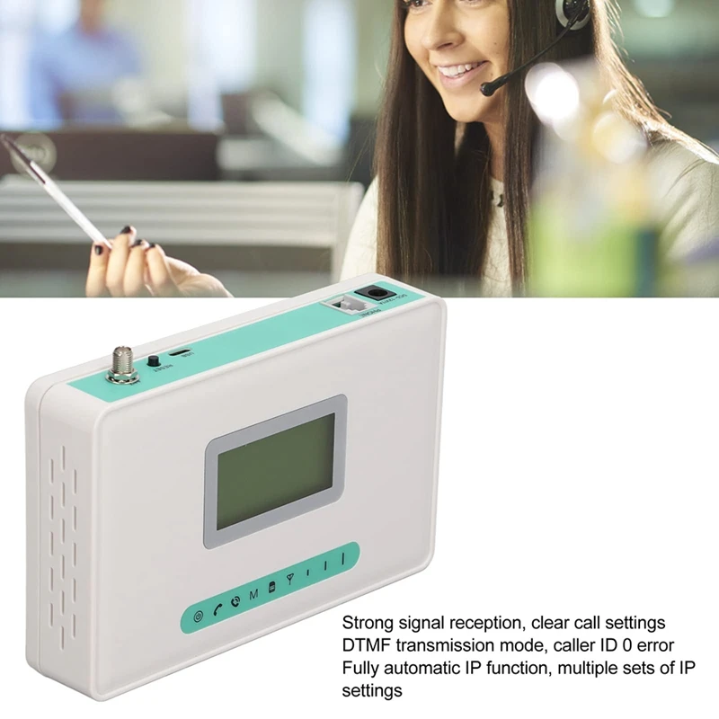 4G Fixed Wireless Terminal With Screen For Connecting Desktop Phone Or Alarm System (US Plug)