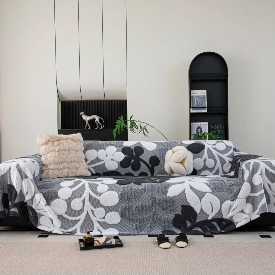 Autumn and Winter New Cream Wind Sofa Cover Cloth Towel Chenille Non-slip Waterproof Sofa Cushion Anti-cat Scratch A Sofa Towel