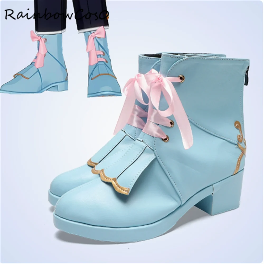 

Tori Himemiya Ensemble Stars Cosplay Shoes Boots Game Anime Halloween RainbowCos0 W4298