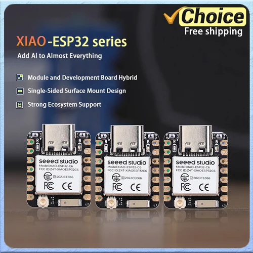 Imagen 2 del producto Original XIAO ESP32-C6 Mini módulo de placa de desarrollo 2,4 GHz WiFi6 BlE 5,0 para Arduino IoT sistema inteligente rosca Zigbee
