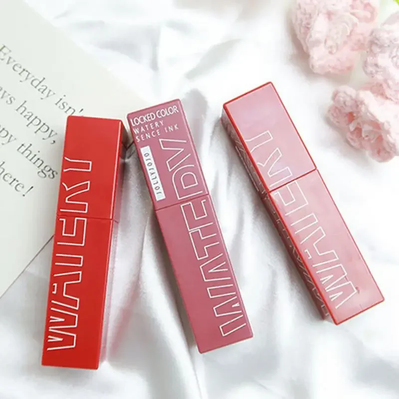 Heallor lipstik Mineral 3d, Perona bibir efek tahan keringat tahan air dan tahan keringat 1 ~ 4 buah