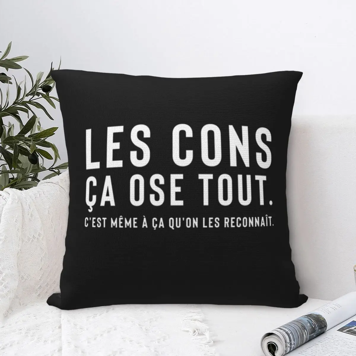 Les Tontons Flingueurs - The Idiots Dare It All That's Why We Even Recognize Them Pillow Case Pillow Cover Sofa Pillowcases