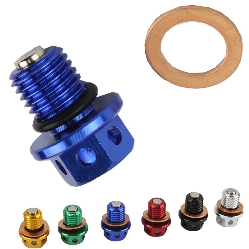 magnetic oil drain screw bolt M12xp1.5 for yamaha YZF-R3 YZF-R25 MT-03 MT-25 yz250 yz250x xt250x wr250r wr250x serow