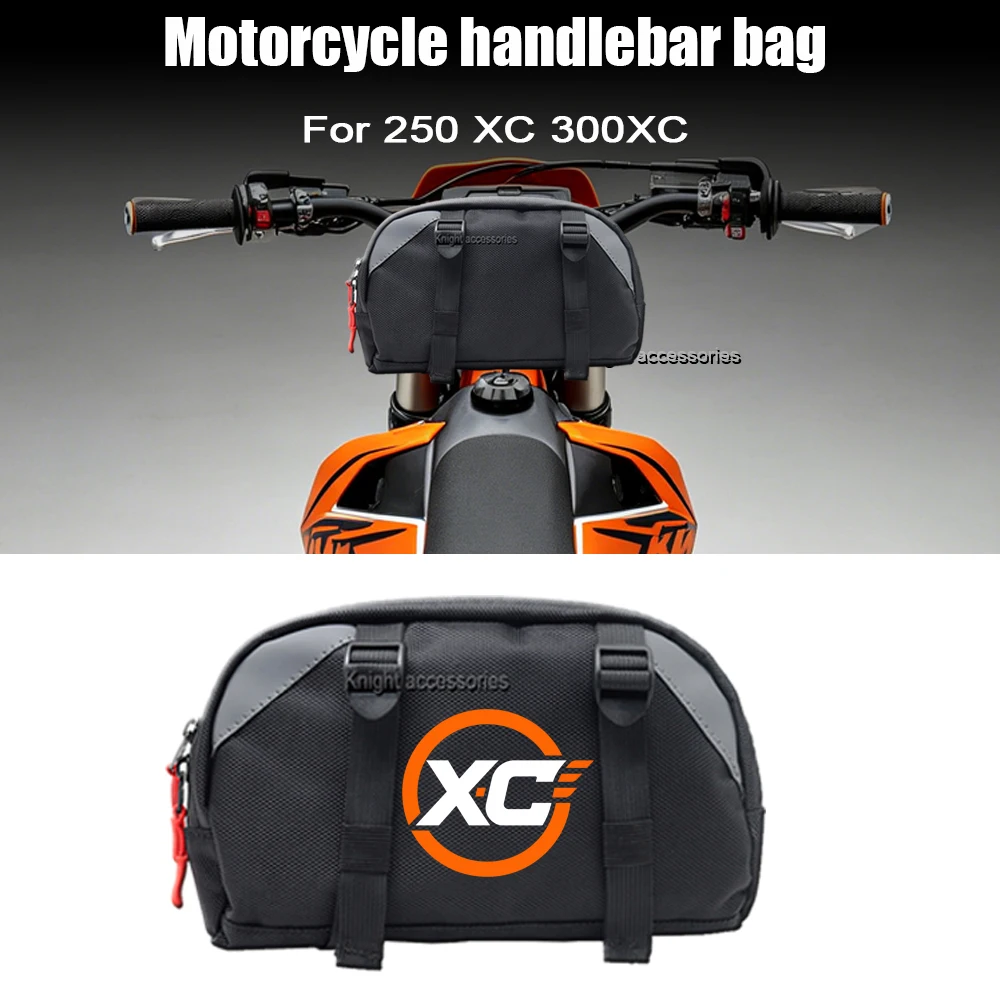 Motorcycle Handlebar Bag Waterproof and dustproof tool bag For KTM 250XC 300XC 250 XC 300 XCTravel Tools Bag
