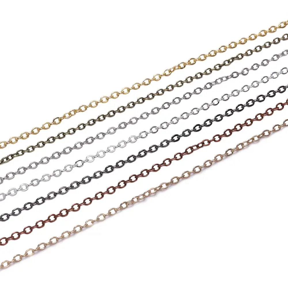 

5m Oval Link Necklace Chain DIY Bracelet Cord Craft Jewelry Making Findings