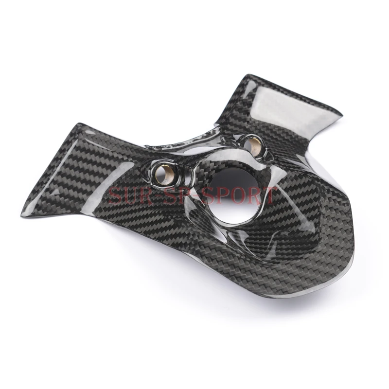 For Ducati 848 1098 1198 Key Ignition Switch Cover Guard Fairing Full Carbon Fiber 100%