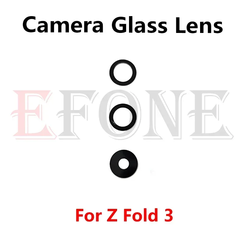 For Samsung Galaxy Z Fold 2 3 4 5 6 Flip 2 3 4 5 6 5G Rear Back Camera Glass Lens With Glue