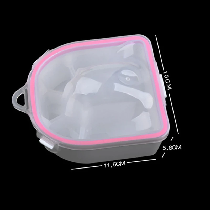 مسمار الفن Soaker السلطانية طبقة مزدوجة مانيكير مسمار غسل اليد السلطانية رشاقته دائم معلقة العناية بالأظافر Soaker السلطانية أدوات تنظيف الأظافر