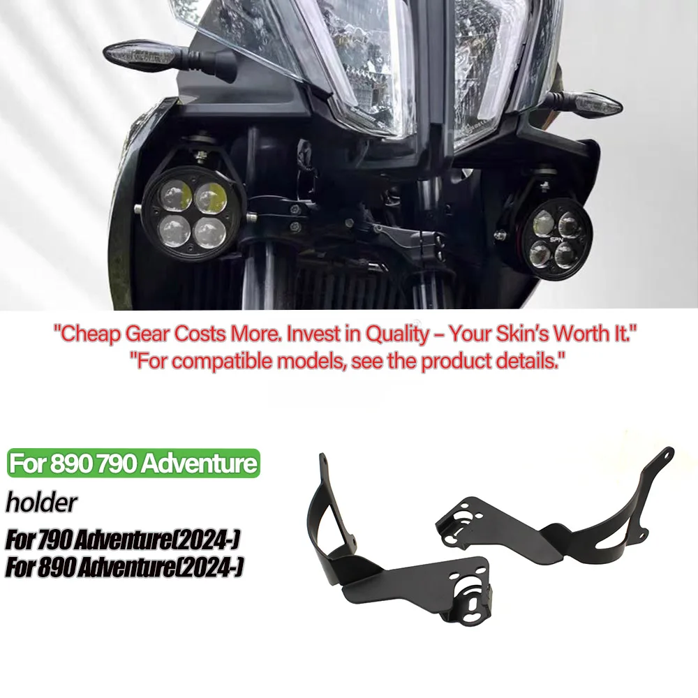 

Motorcycle Fog Light Led Bracket Auxiliary Lights Holder Support Auxiliary Bracket For 790 Adventure 890 Adv 2024 2025-