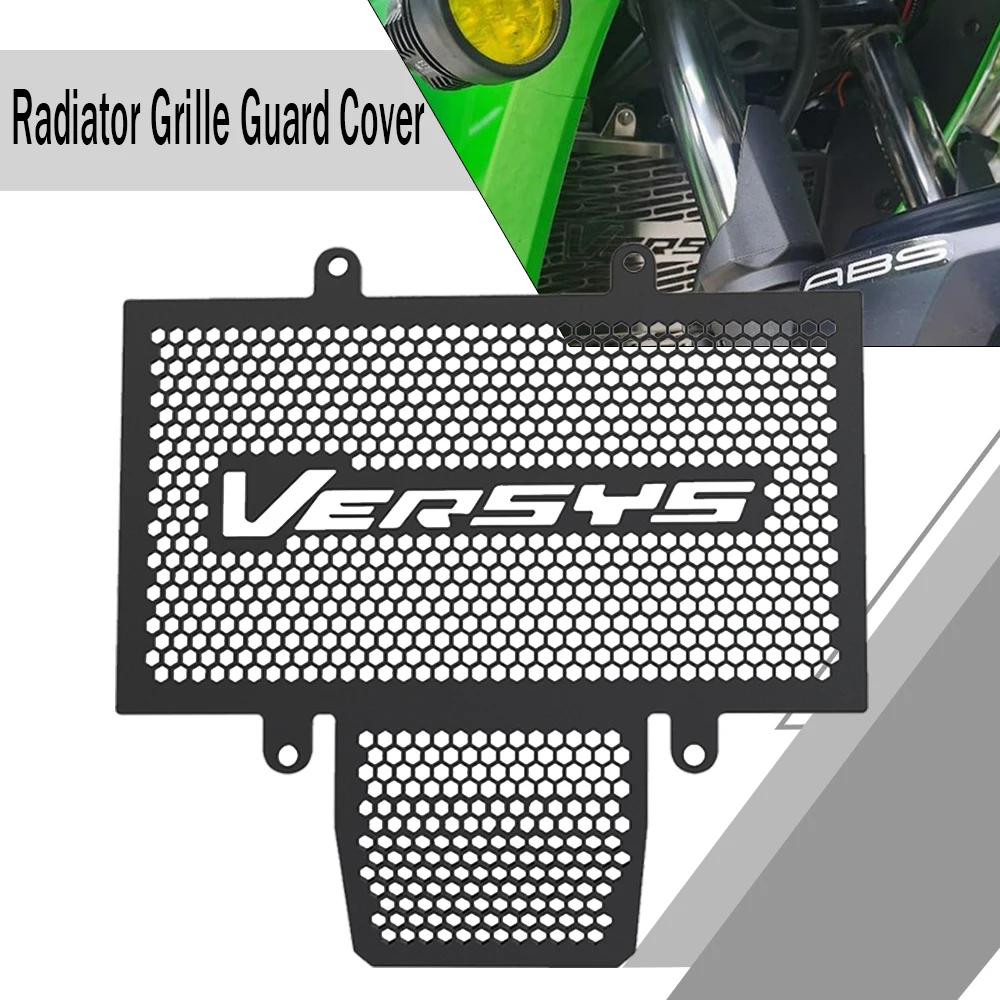 

For Kawasasi VERSYS-X 250 300 ABS KLE300 Versysx250 Versys-x300 2017-2025 2023 Motorcycle Radiator Grille Guard Cover Protection