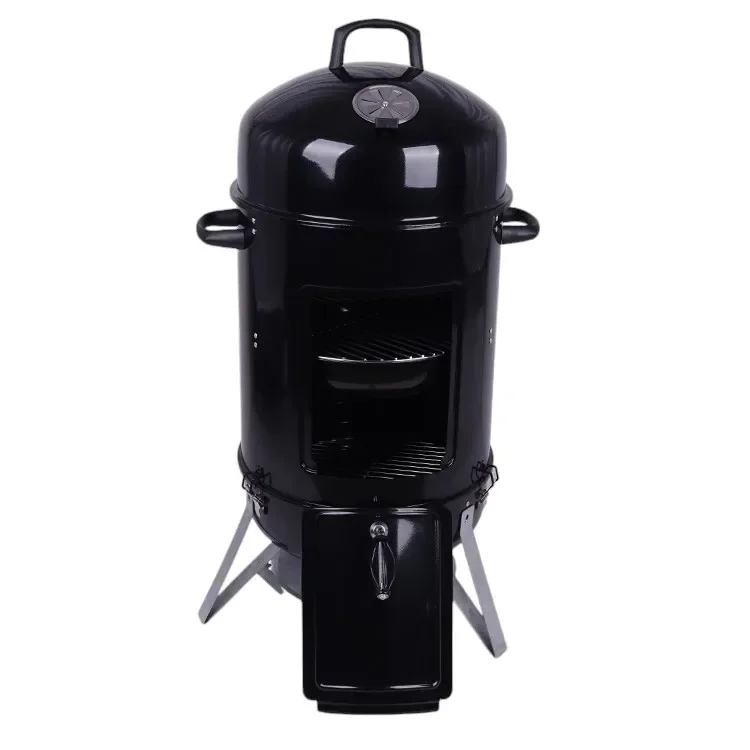

#For Easy Clean 3 In 1 Multifunctional Barbecue Vertical Charcoal Bbq Grill Backyard Charcoal Bullet Smoker