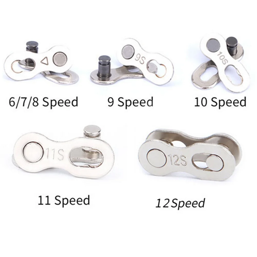 Bicycle Chain Link Connector Joints Magic Buttons Cycling Gold Speed Quick Master Links For Mountain Bike 1/ 6/7/8/9/10/11/12 S