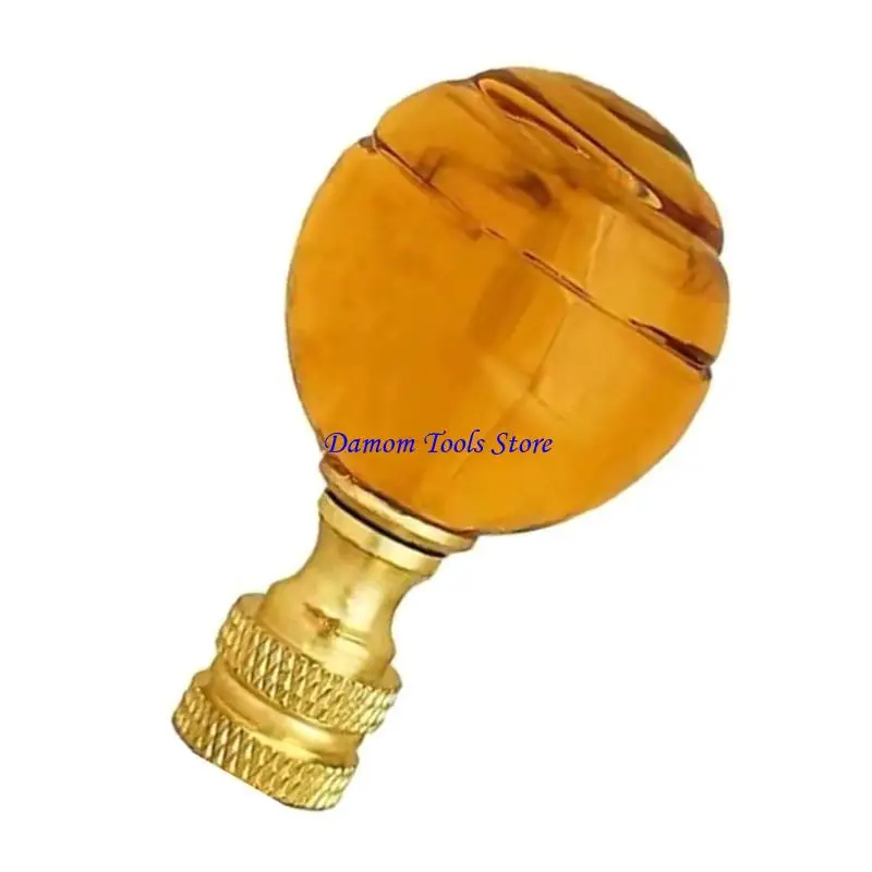 57BE GLASS LAMP FINIALS مصباح أعلى الديكور المصباح النحاس المصباح مصباح الأرض