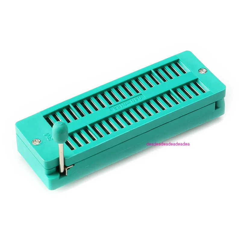 

A group of ten IC locking seat MCU chip test base width narrow body IC socket 14/16/18/20/24//28/40P