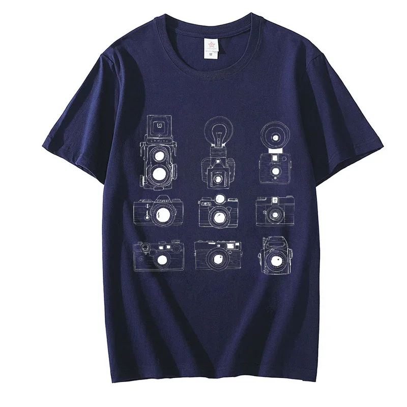 Camera Lover Shirt for Men Photography Print T-shirt Women Men Tshirt Photography Lover Shirt Funny Camera T Shirt Men Clothing