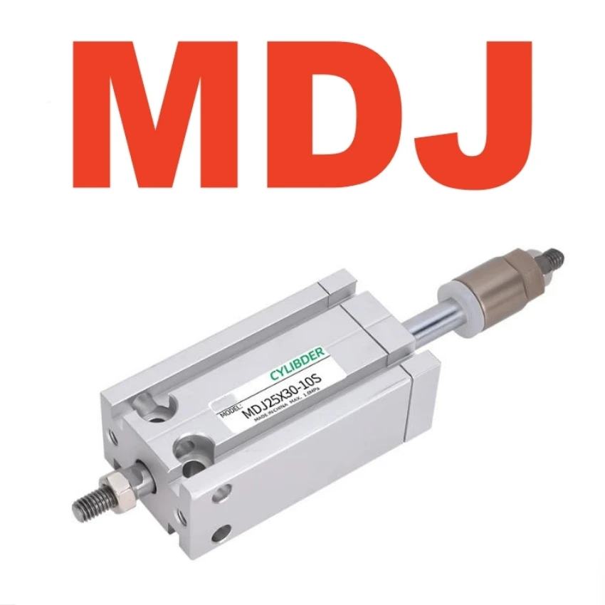 MDJ AIRTAC TYPE Adjustable Stroke Mount Cylinder MDJ10 MDJ16 MDJ20 MDJ25 MDJ32 MDJ6 MDJ10X10-10S MDJ10X15-10S MDJ10X20-10S