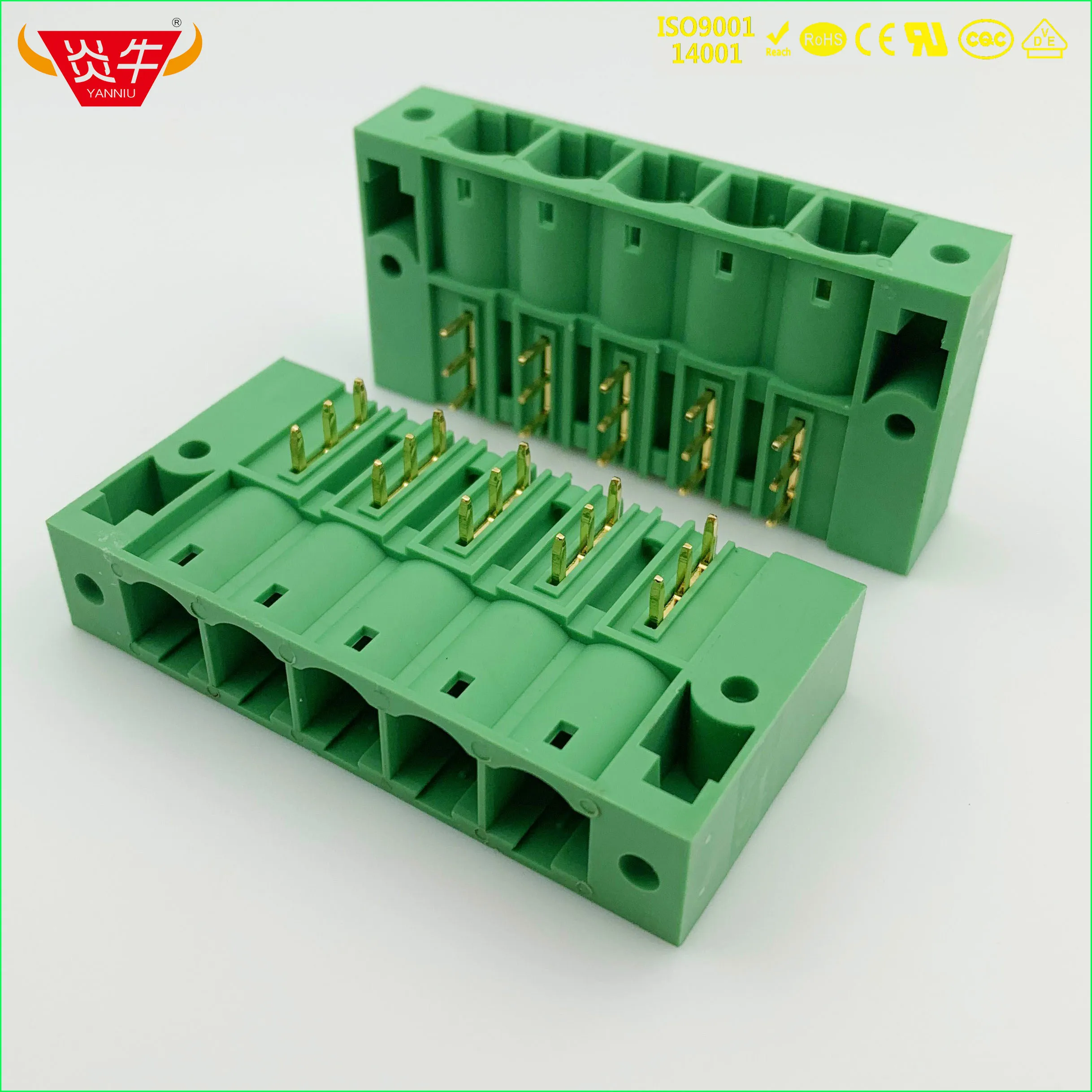 10Pcs KF2EDGSRAM 10.16 2P ~ 12P PCB CONNECTOR PLUG-IN TERMINAL BlOCK 10.16mm 2PIN ~ 12PIN PC 6 16 G1F  PHOENIX CONTACT DEGSON