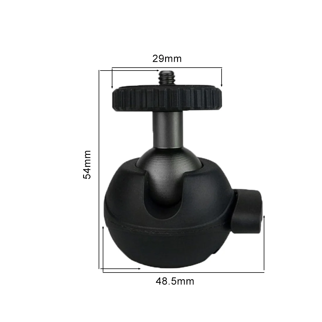 Magnetischer Magnet Auto-Saugnapf-Basis, Durchmesser 66 mm/43 mm, 1/4 Zoll Stativ-Adapter, Kugelkopf für GoPro-Kamera, Osmo Pocket Gimbal, Mobiltelefon – Detail 23