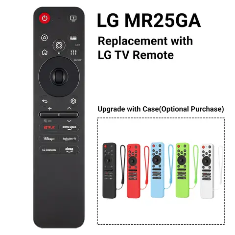 MR25GA Magic Remote Kompatibel med LG TV-apparater, Kompatibel med LG TV-apparater från 2025 med AI-röst, rörelsepekare, Alexa-integration 8 best sales LG magi - №1