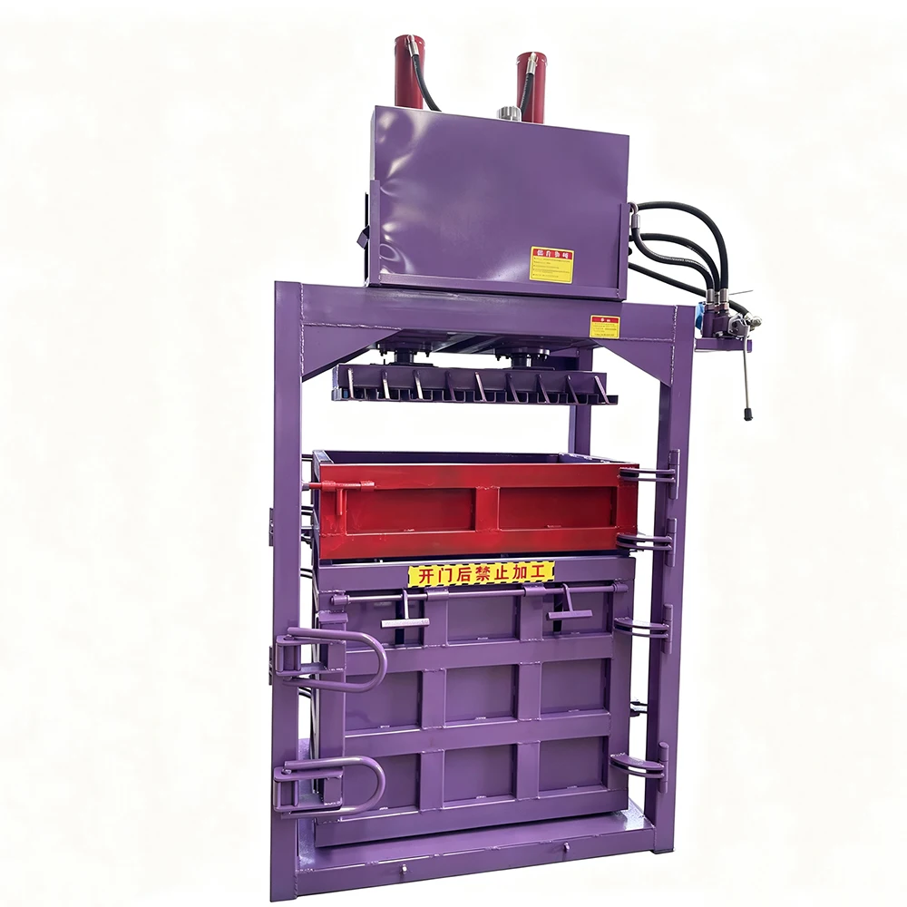 Factory Sells Multi-functional Small Vertical Hydraulic Baler For Compressing Garments.