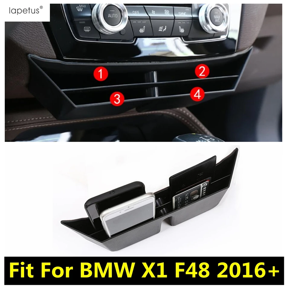 

Central Console Storage Box Multifunction Container Phone Holder Tray Accessories Plastic Accessories For BMW X1 F48 2016 - 2021