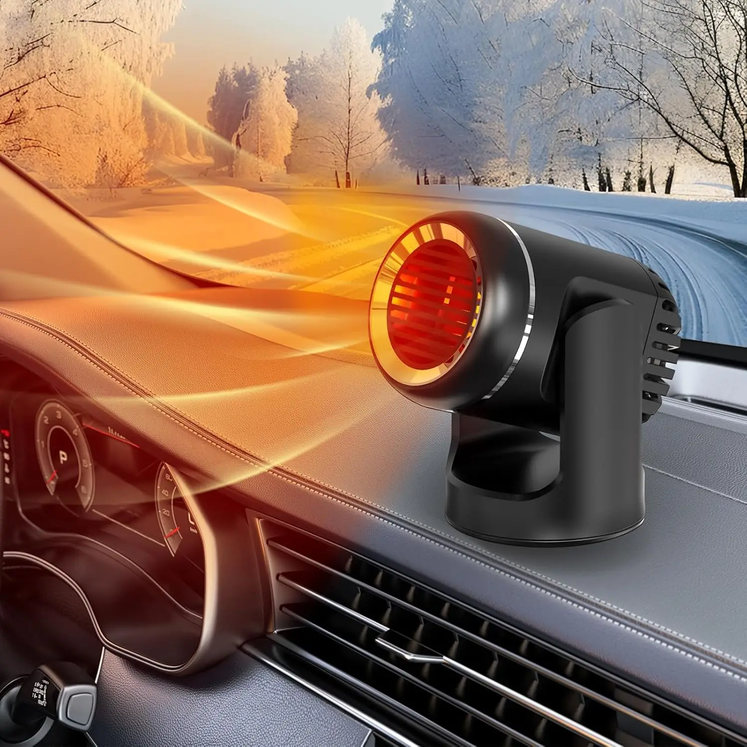 

Car Heater Windshield Defroster 12V Portable Defrost Device for Car