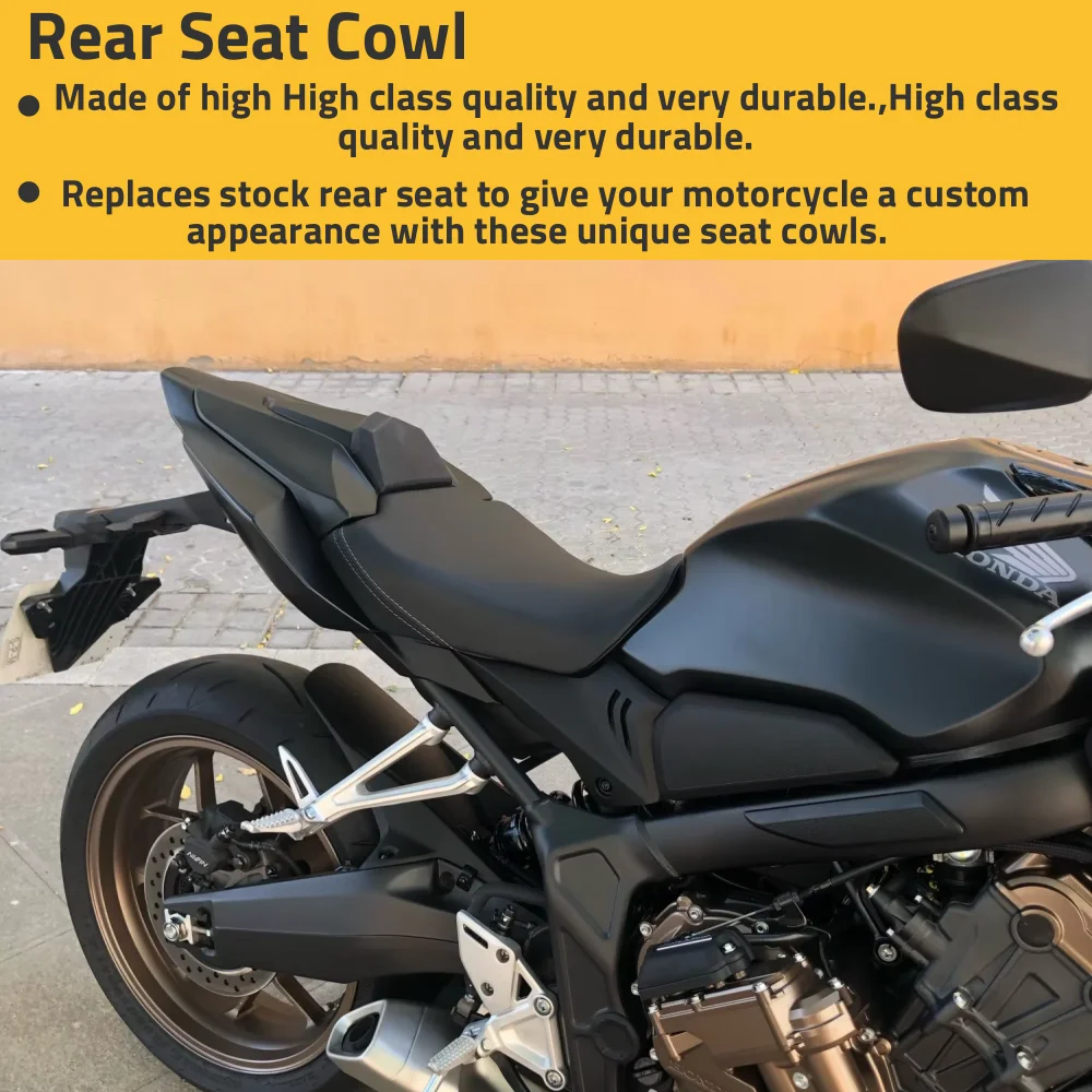 CB650R Rear Seat Cover Cowl Solo For Honda CBR CB 650R 2024 2025 CBR650R Passenger Pillion Fairing Motorcycle Accessories