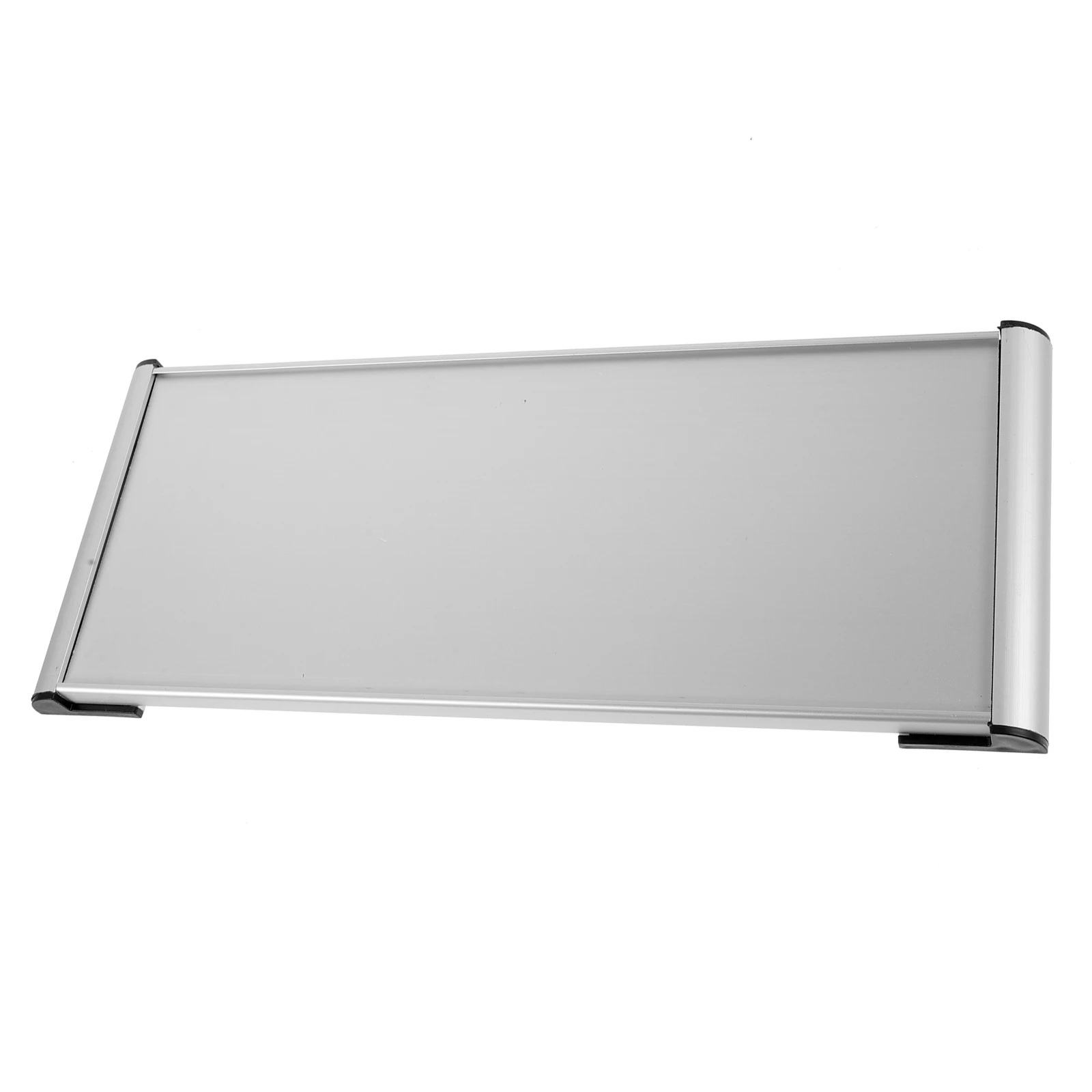 

Aluminum Alloy Door Plate 12x28mm Blank Sign Office Nameplates Walls Doors Double Sided Plates Customizable Name Tags