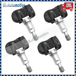 Set of (4) TPMS 6855539 Tire Pressure Sensor for BMW 1 2 3 4 i3 i8 X1 X2 X5 X6 Mini Countryman 6856209 3610 6881890