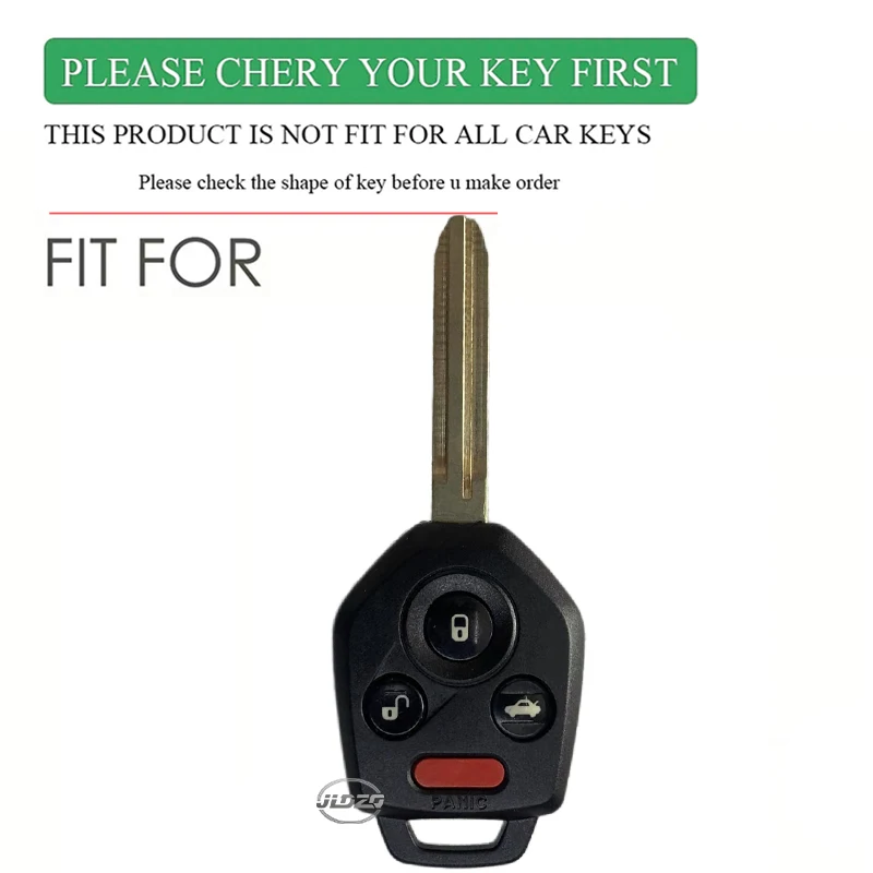 New 4 Buttons Car Remote Key Cover Shell Fob Skin Jacket Fit for Subaru Legacy Tribeca Impreza Forester Xv Protect Key bag