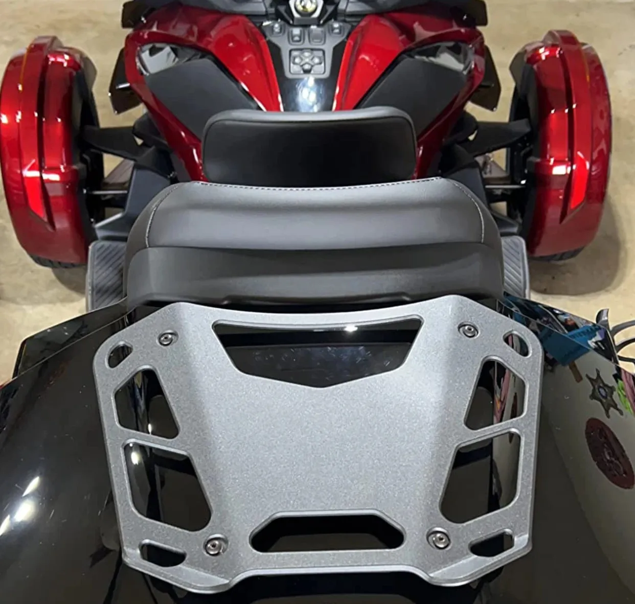 NEW Motorcycle AccessoriesFor Can-Am Spyder F3-T Luggage Top Of The Line Chassis Rack Black For Can Am Spyder F3 Limited 2017Up