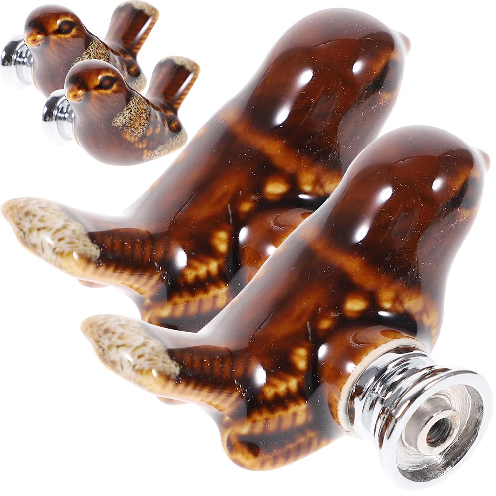 4Pcs Delicate Vintage Drawer Knobs Premium Ceramic Zinc Alloy Pull Handles for Cabinets Doors Shelves Bars Hotels Restoration