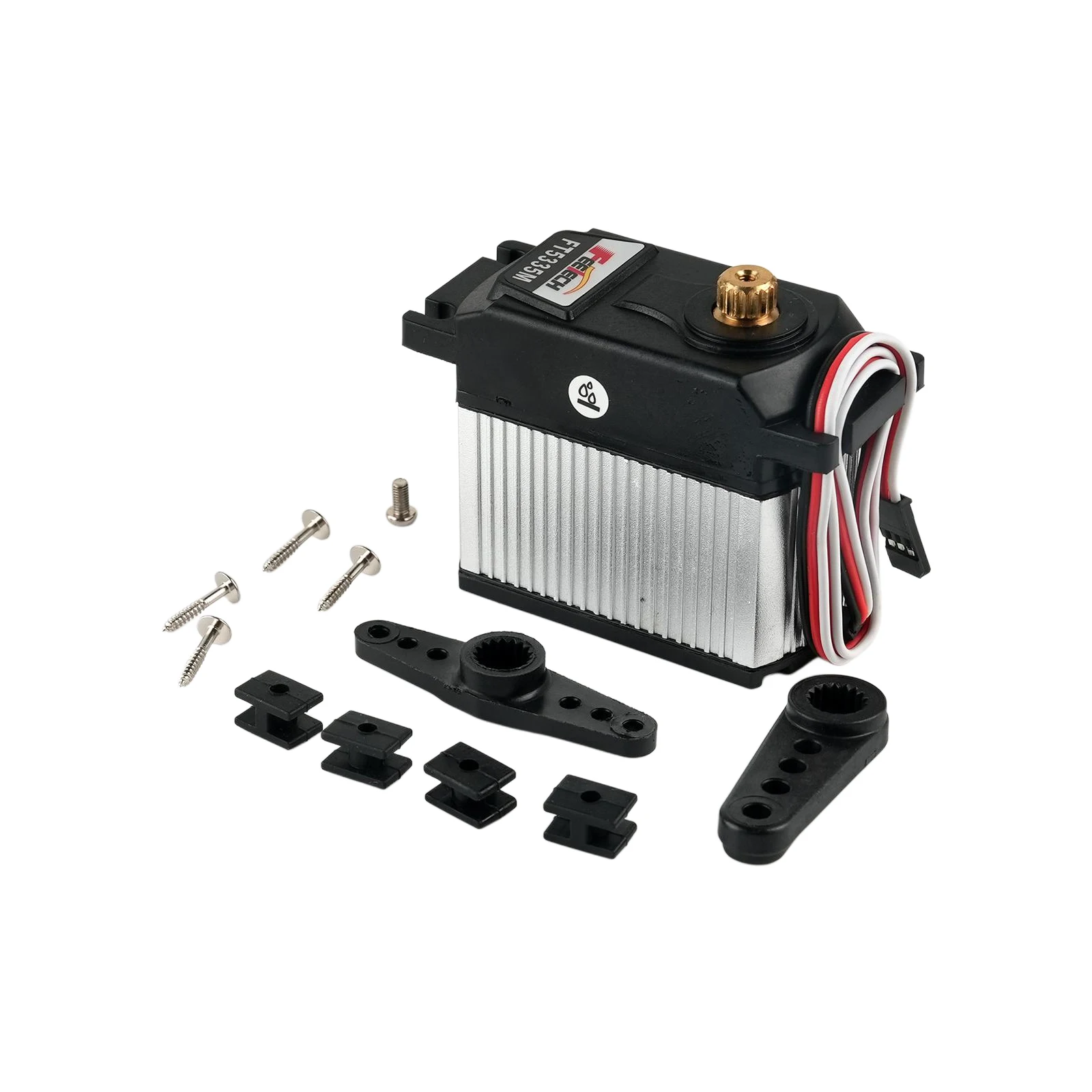 Servo digitale FT5335M impermeabile 40kg.cm 8,4V 120 °   Motore con nucleo ingranaggi in metallo non controllabile per robot elicottero per auto cingolate RC