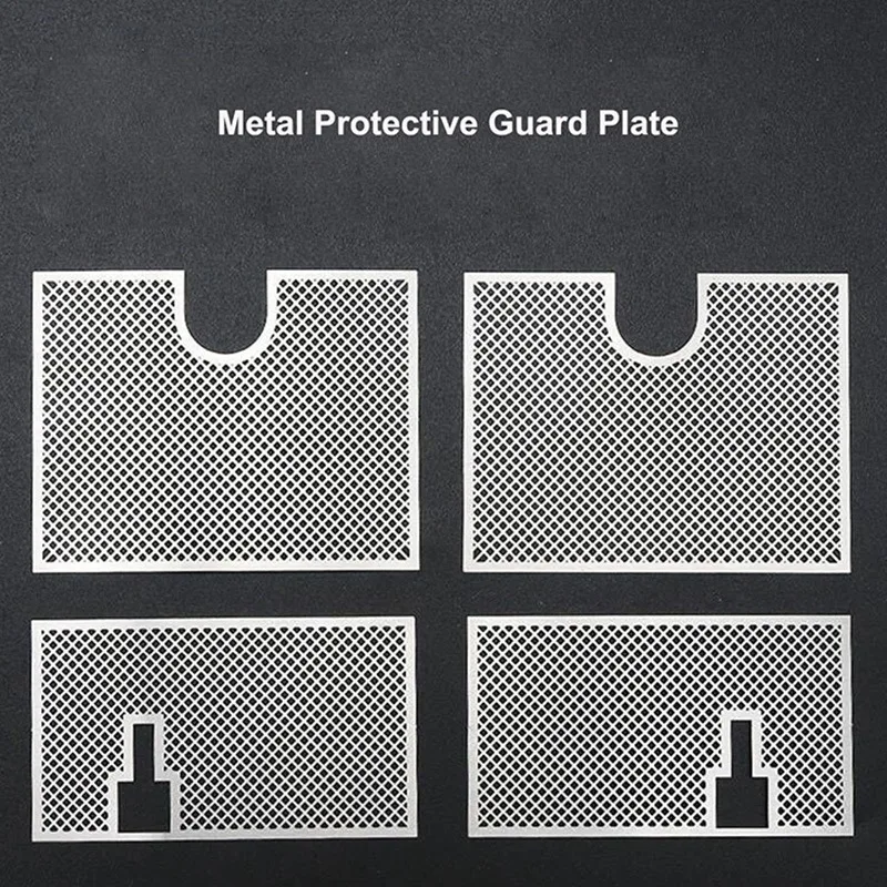 Decoration Metal Protective Net Armored Metal Guard Plate For 1/16 Heng Long German Tiger 3818 RC Tank Upgrade Parts