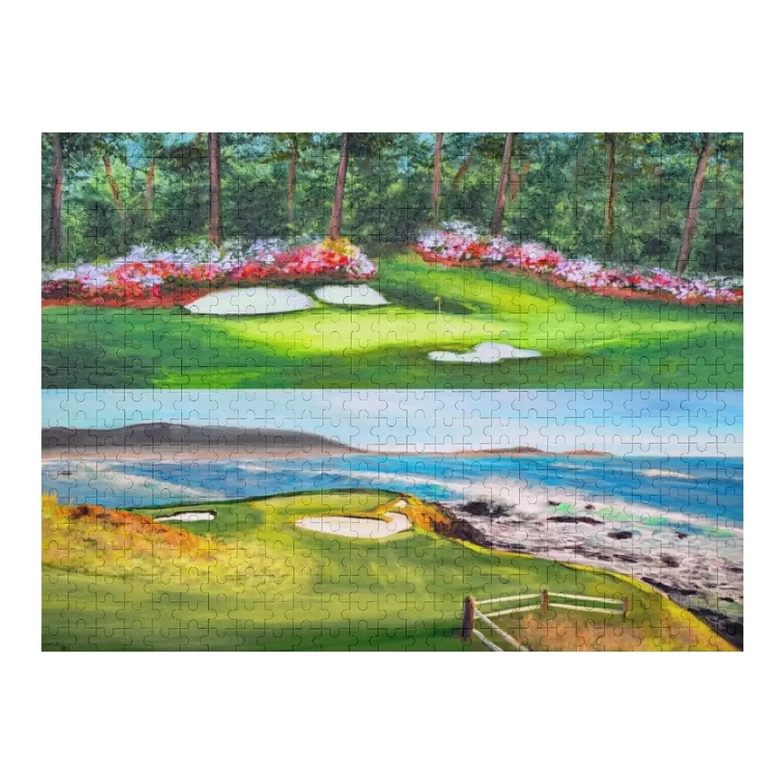 

12th Hole Augusta National 7th Pebble Beach Jigsaw Puzzle Adult Wooden Puzze Personalized For Kids Animal Puzzle