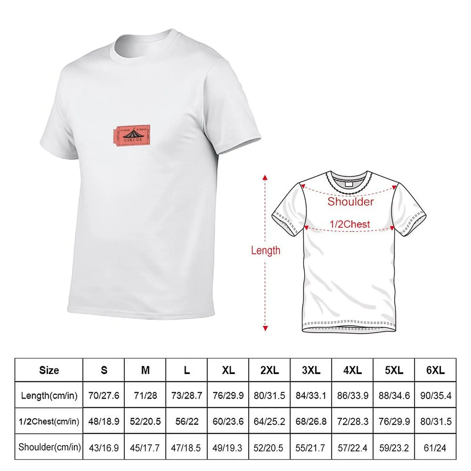 Circus ticket T-Shirt clothes sweat mens clothes