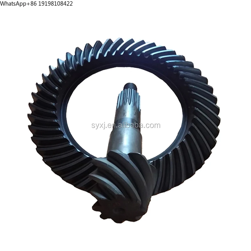 Factory Wholesale High Precision Customizing Differential Spiral Bevel Crown and Pinion Gear Manufacturer for TOYOTA coaster