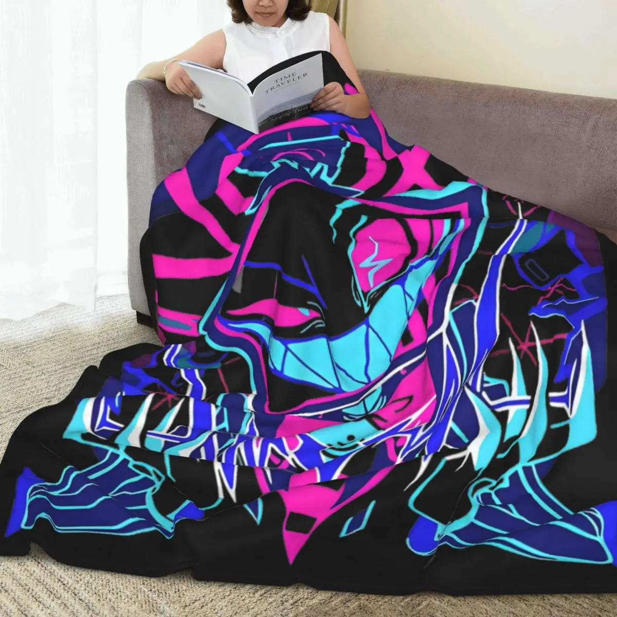 Vox Hazbins Hotels Game Blankets Flannel Funny Breathable Throw Blankets for Bedspread Spring/Autumn