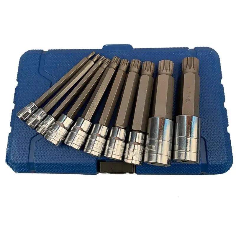 Triple Square Spline Bit Socket Set 1/4