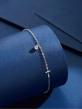 10 best sales Vòng tay hình thánh giá bằng bạc 925 - №4