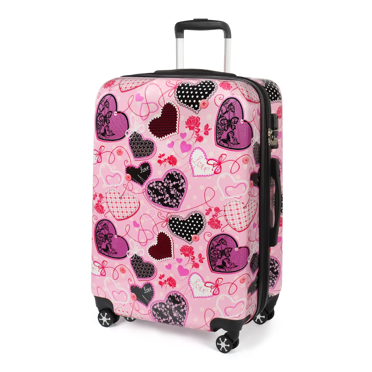 Hardshell Luggage Carry-on Luggage Checked Suitcase w/Spinner Wheels & TSA Lock Lightweight Luggage Travel Suitcase 20" 24" 28"