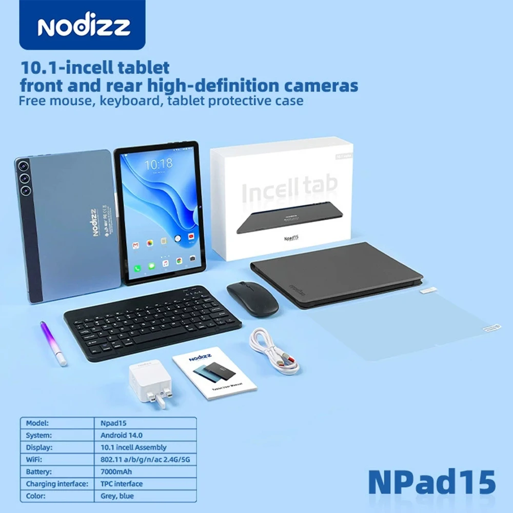 14" Tablets PC A140 Global Version Octa Core 20GB RAM 512GB ROM 4G LTE Dual SIM 5G Dual WiFi GPS Tablet PC 13800mAh Android 15