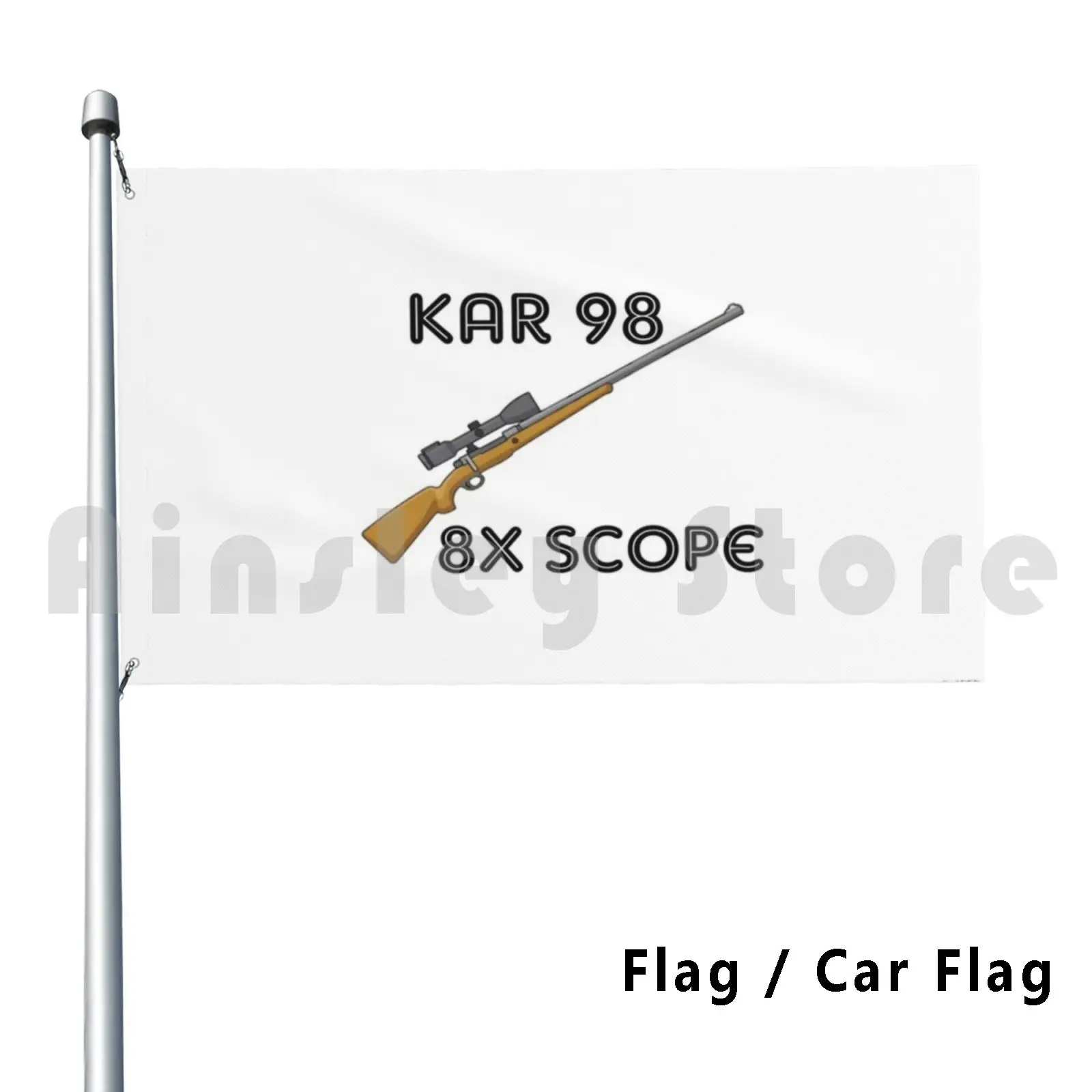 Kar 98 Lovers Flag Car Flag Funny Gun Lovers Kar 98 Lovers