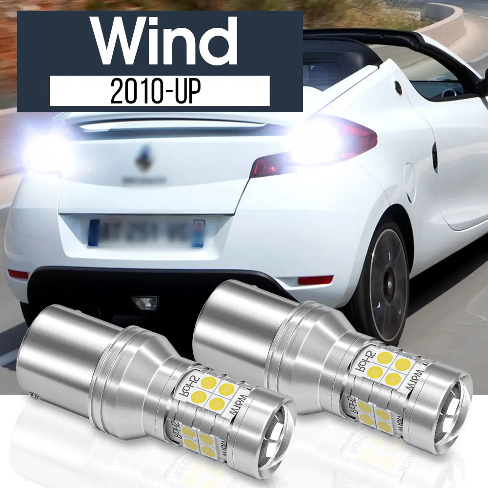 

2pcs LED Backup Light Reverse Lamp Blub Canbus Accessories For Renault Wind 2010 2011 2012