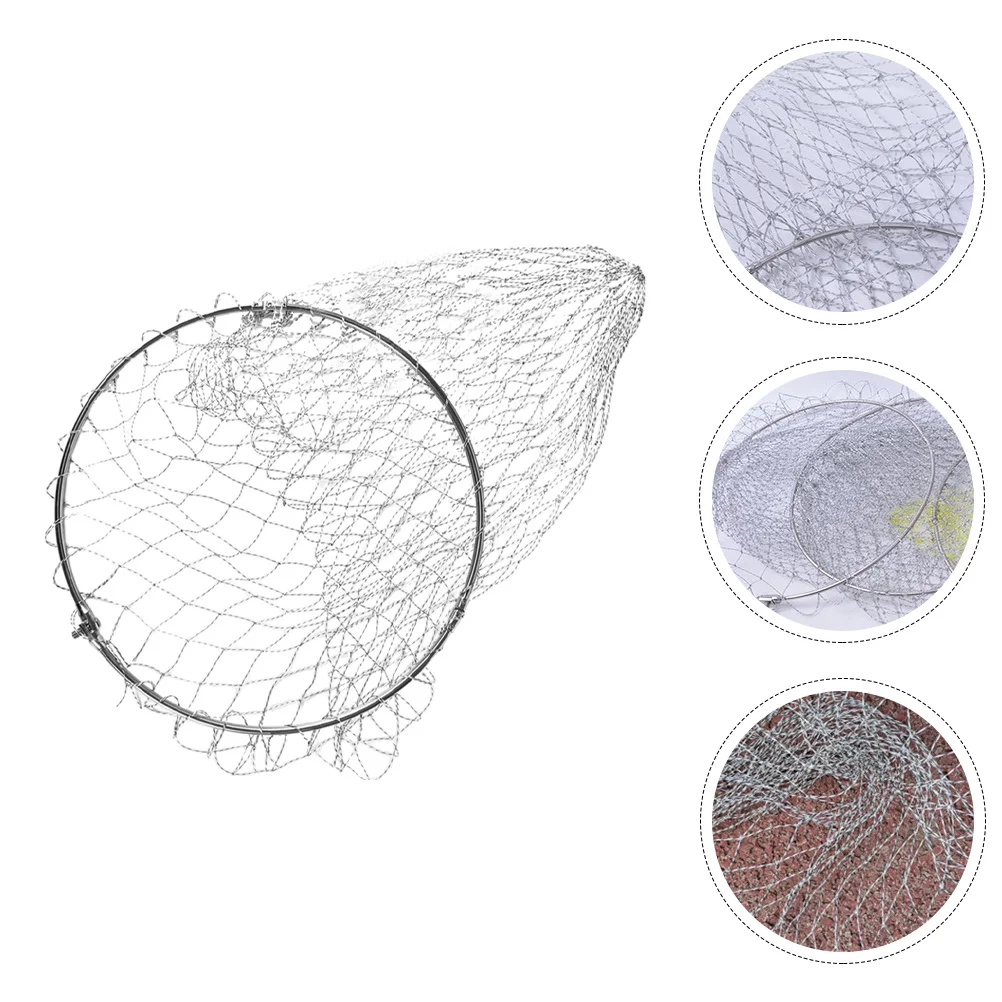 

Portable Folding Fish Landing Net Wear-Resist Comfortable Strong Tensile Strength Catching Releasing Beginner Advanced Fishermen